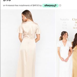 Show Me Your Mumu Champagne Rome Twist Dress